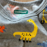 Gray Dino Onesie | 0-3 mo | Garanimals