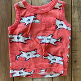 Sharks Shirt | 0-3 mo | Carters