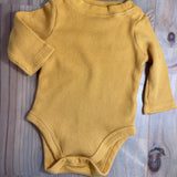 Yellow Thermal Onesie | 0-3 mo | Garanimals