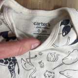Wild Animal Onesie | 0-3 mo | Carter's