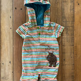 The Gruffalo Stripe with Hood Romper | 0-3 mo