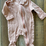 Pink Zip Up Pajama | 0-3 mo | Carter's