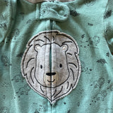 Lion Zip Up Pajama | 0-3 mo | Carter's
