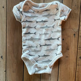 Little Shark Short Sleeve Onesie | Modern Baby