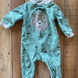 Lion Zip Up Pajama | 0-3 mo | Carter's