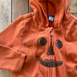 Jack-O-Lantern Zip Up Romper | 3T | Old Navy