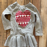 Heart Sweater Dress