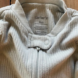 Light Blue Zip Up Pajama | Carter's