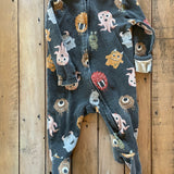 Little Monster Zip Up Pajama | Old Navy