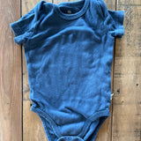 Organic Blue Onesie | 3-6 mo | Honest Baby