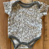 Brave & Kind Lion Short Sleeve Onesie | Duck Duck