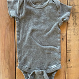 Grey Short Sleeve Onesie | Gerber
