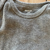 Grey Short Sleeve Onesie | Gerber