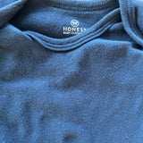 Organic Navy Short Sleeve Onesie | Honest Baby
