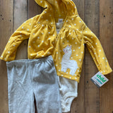 Yellow Alpaca Set | 12-18 mo | Carter's
