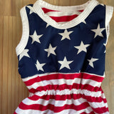 American Flag Romper | 0-3 mo
