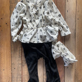 Black & White Flower Set