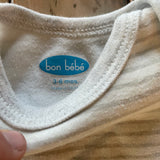 Striped Short Sleeve Onesie | Bon Bebe