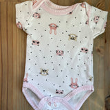 Bunny & Bear Onesie | 0-3 mo