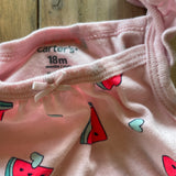 Pink Watermelon Romper | 12-18 mo | Carter's