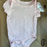 Pink Stripe Winnie Onesie | 0-3 mo | Disney Baby