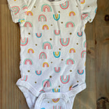 Rainbow Onesie | 0-3 mo | Gerber