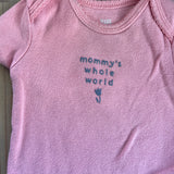 Mommy's Whole World Onesie | 0-3 mo | Carter's