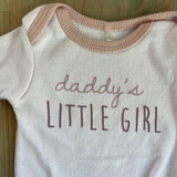 Daddy's Little Girl Onesie | 0-3 mo | Le Top