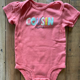Pink "Cousin Squad" Onesie | 12-18 mo | Carter's