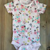 Floral Onesie | 0-3 mo | Gerber