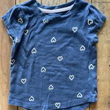 Blue Hearts T-Shirt | 12-18 mo | Cat & Jack