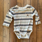 Striped Long Sleeve Onesie | Gap