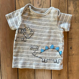 Striped Short Sleeve Dino Tee | Carter's