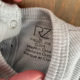 Gray Long Sleeve Onesie | 0-3 mo | Rachel Zoe