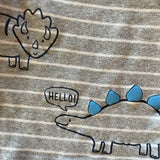 Striped Short Sleeve Dino Tee | Carter's