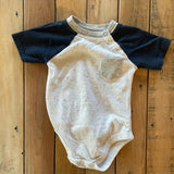 Color Block & Speckles Short Sleeve Onesie | Garanimals