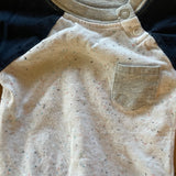 Color Block & Speckles Short Sleeve Onesie | Garanimals