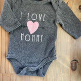 I Love My Mommy Onesie | 0-3 mo | Bon Bébé