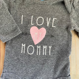 I Love My Mommy Onesie | 0-3 mo | Bon Bébé