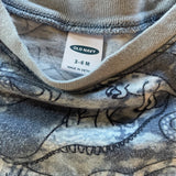 Blue Dinos Short Sleeve Onesie | Old Navy