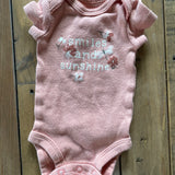 Smiles & Sunshine Onesie | preemie | Carter's