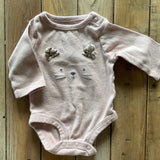 Pink Cat Onesie | newborn | Carter's