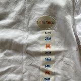 White T-Shirt | 18-24 mo | Garanimals