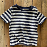 MidnightBlue  Stripe Shirt | 9-12 | Mighty Good