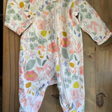 Floral Zip Up Pajama | 0-3 mo | Carter's