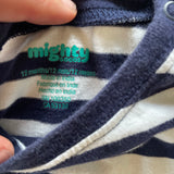 MidnightBlue  Stripe Shirt | 9-12 | Mighty Good