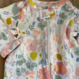 Floral Zip Up Pajama | 0-3 mo | Carter's
