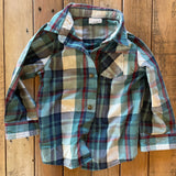 Plaid Button Up Long Sleeve | Jumping Beans
