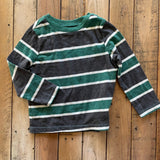 Green Stripe Long Sleeve | 2T | Old Navy