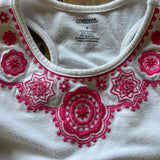 Flower Embroidered Tank Top | 4T | Gymboree